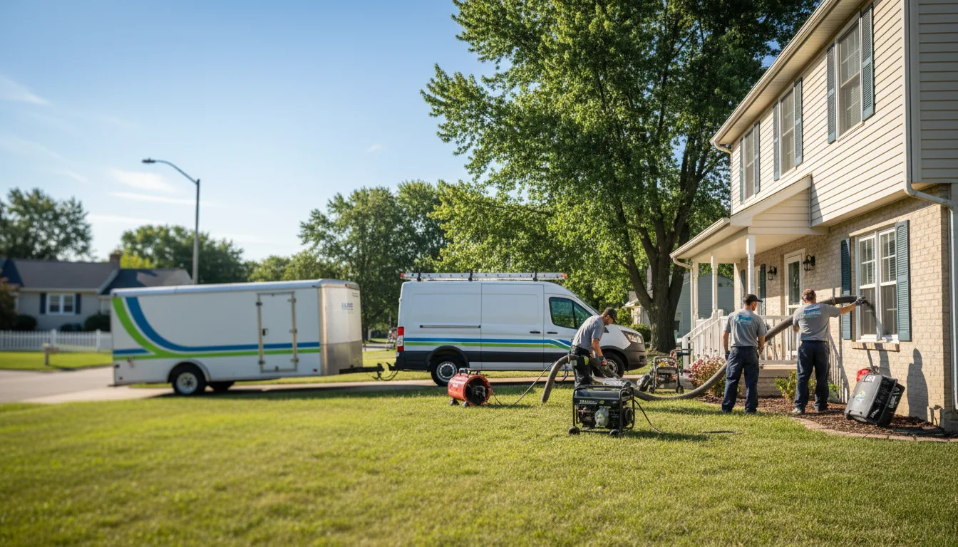Flooded Basement Restoration And Cleanup With Repair in Metamora, IN near me